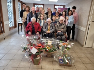 Paulette Fouvet de retour à Montregard pour fêter ses 100 ans