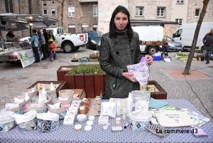 Mylène Clément, alias Mymy toutplein, de La Séauve-sur-Semène.