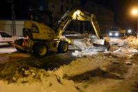 Yssingeaux : une nuit pour faire disparaître la neige en centre-ville (vidéo)