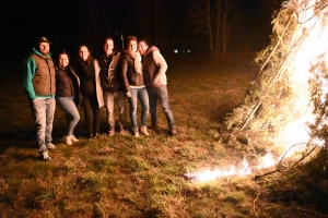 Monistrol-sur-Loire : un feu de joie à &quot;La Roue&quot; (vidéo)