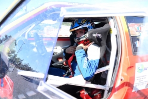 Damien Chamberod pose sa marque sur la course de côte de Dunières