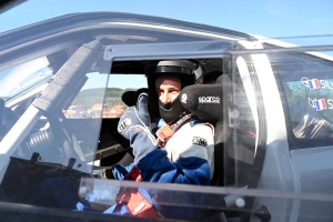 Damien Chamberod pose sa marque sur la course de côte de Dunières