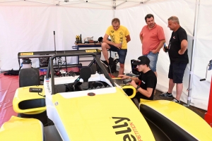 Damien Chamberod pose sa marque sur la course de côte de Dunières