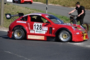 Damien Chamberod pose sa marque sur la course de côte de Dunières