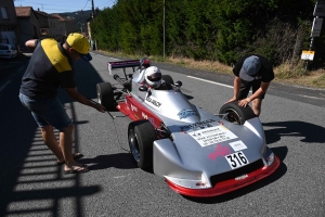 Damien Chamberod pose sa marque sur la course de côte de Dunières