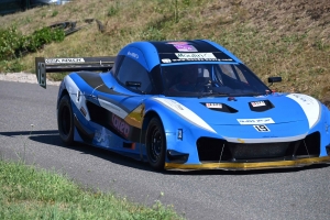 Damien Chamberod pose sa marque sur la course de côte de Dunières