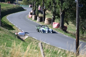 Damien Chamberod pose sa marque sur la course de côte de Dunières