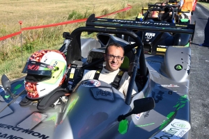 Damien Chamberod pose sa marque sur la course de côte de Dunières