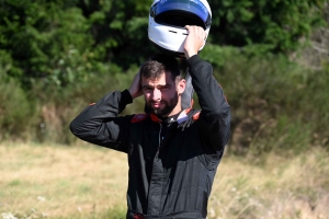 Damien Chamberod pose sa marque sur la course de côte de Dunières