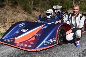 Damien Chamberod pose sa marque sur la course de côte de Dunières