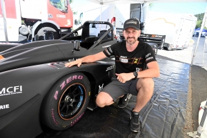 Damien Chamberod pose sa marque sur la course de côte de Dunières