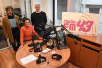 Marc Deplat (vice-président), Patricia Pipaud (journaliste) et Olivier Fargier (président).