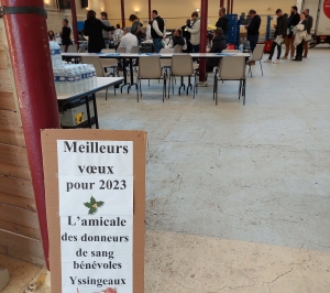 Yssingeaux : 273 personnes dont 20 nouveaux à la collecte de sang