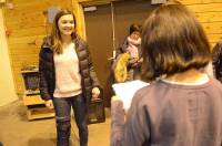 La handballeuse Blandine Dancette rencontre ses jeunes fans