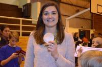 La handballeuse Blandine Dancette rencontre ses jeunes fans