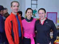 Jacky et Florence de La Chapelle-d&#039;Aurec, et Déborah d&#039;Aurec-sur-Loire, sont venus faire le jogging de 7 km à Saint-Maurice.