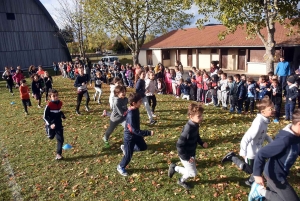 Lantriac : 233 écoliers courent pour les droits de l&#039;enfant