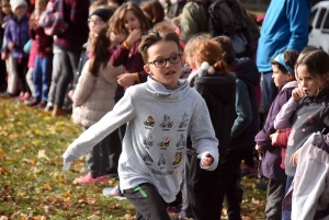 Lantriac : 233 écoliers courent pour les droits de l&#039;enfant