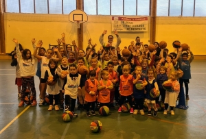 Bas-en-Basset : les basketteurs ont invité un copain à l'entraînement