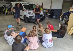 Riotord : les écoliers visitent le service technique municipal