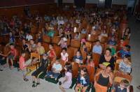 Le spectacle s&#039;est déroulé dans l&#039;amphithéâtre du lycée agricole.