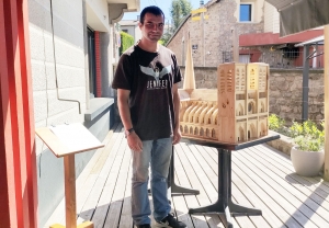 Dunières : après la Tour Eiffel, première sortie pour la cathédrale Notre-Dame de Paris en bois