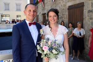 Mariage : Gwladys et Clément à Bas-en-Basset