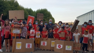 La mobilisation continue à l&#039;école Louise-Michel de Bas-en-Basset