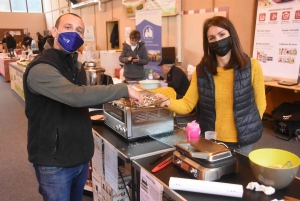 Bas-en-Basset : près de 50 exposants animent la foire gastronomique au gymnase