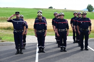 Monistrol-sur-Loire : le nouveau chef des pompiers officiellement installé