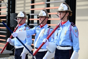 Monistrol-sur-Loire : le nouveau chef des pompiers officiellement installé