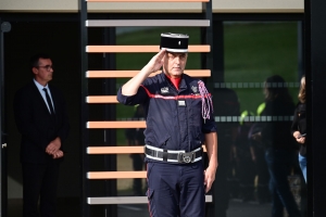 Monistrol-sur-Loire : le nouveau chef des pompiers officiellement installé