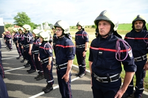 Monistrol-sur-Loire : le nouveau chef des pompiers officiellement installé