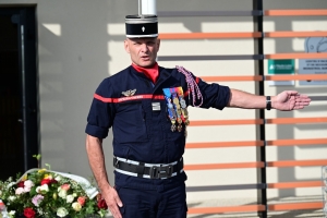 Monistrol-sur-Loire : le nouveau chef des pompiers officiellement installé