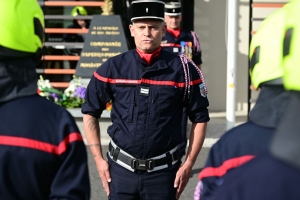 Monistrol-sur-Loire : le nouveau chef des pompiers officiellement installé