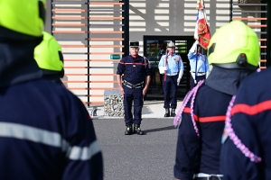 Monistrol-sur-Loire : le nouveau chef des pompiers officiellement installé