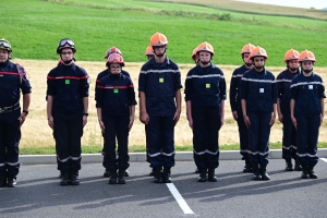 Monistrol-sur-Loire : le nouveau chef des pompiers officiellement installé