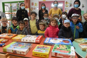 Yssingeaux : les jeux renouvelés à la garderie de maternelle Saint-Gabriel