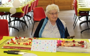 Le village des Estables fête sa première centenaire, Marie Bonnefois