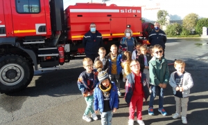 Les élèves de l’école de Raucoules en visite à la caserne de Montfaucon