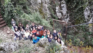 L&#039;entrée naturelle de l&#039;aven d&#039;Orgnac Crédit DR