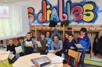 Les enfants ont inauguré le centre de loisirs vendredi.