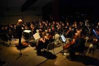 Jean-François Rouchon et l&#039;orchestre de l&#039;Atelier des arts à guichets fermés à Yssingeaux