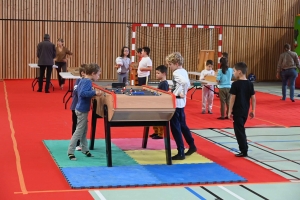 Retournac : le parc de structures gonflables à l&#039;aise au gymnase