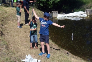 Sainte-Sigolène : des poissons et des enfants à la pêche à Vaubarlet