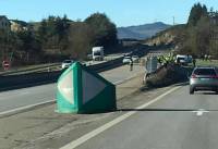 Des Gilets jaunes ont bloqué la RN88 à Monistrol-sur-Loire samedi matin