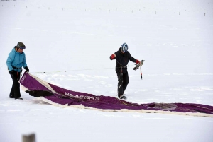 Le Mézenc aussi réputé pour ses spots de snowkite