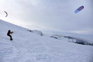 Le Mézenc aussi réputé pour ses spots de snowkite