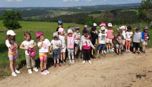 Bas-en-Basset : les maternelles de l&#039;école Louise-Michel à la campagne pour une journée