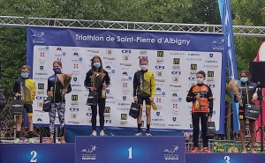 Les frères Chabanel sur le podium